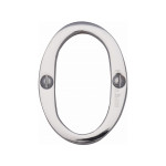 M Marcus Heritage Brass Numeral 0 - Face Fix 51mm 